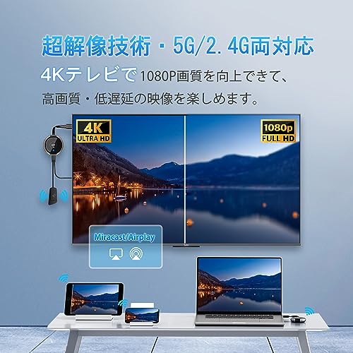 AIMIBO ワイヤレス hdmi 送受信機 無線 HDMI セット Amazon | AIMIBO HDMI ワイヤレス 送受信機 hdmi 無線 HDMI+VGA